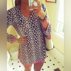 Roberta Roller Rabbit Blue and Pink Tunic